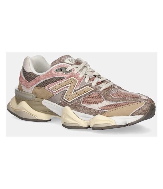 Αθλητικά New Balance 9060 χρώμα: καφέ, U9060NTB