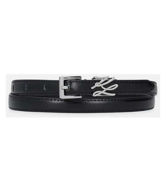 Ζώνη Karl Lagerfeld χρώμα: μαύρο, A1W33061