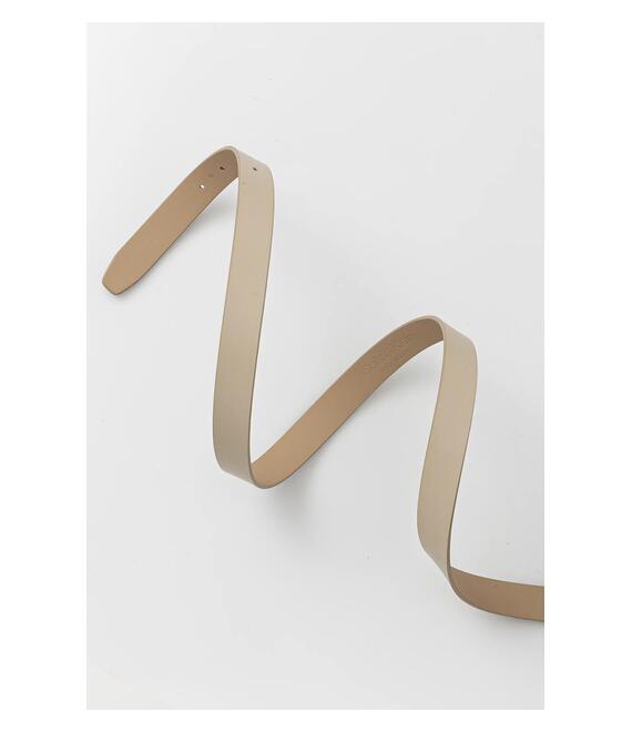 Ζώνη Calvin Klein χρώμα: μπεζ, K60K612936