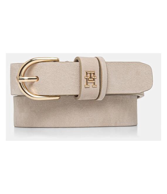 Σουέτ ζώνη Tommy Hilfiger χρώμα: γκρι, AW0AW17245