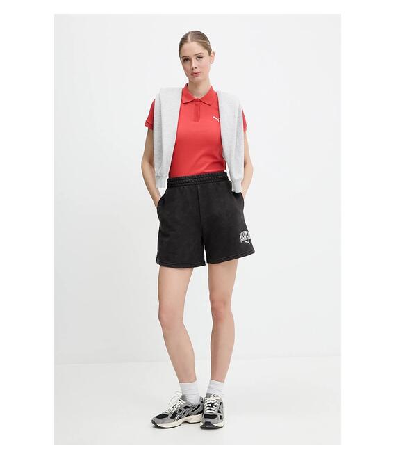 Πόλο Puma χρώμα: κόκκινο, 629777
