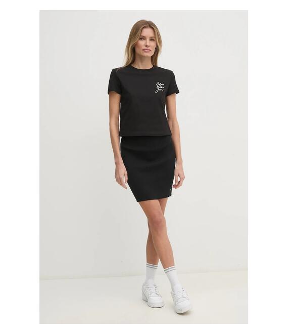 Φούστα Calvin Klein Jeans χρώμα: μαύρο, J20J224865