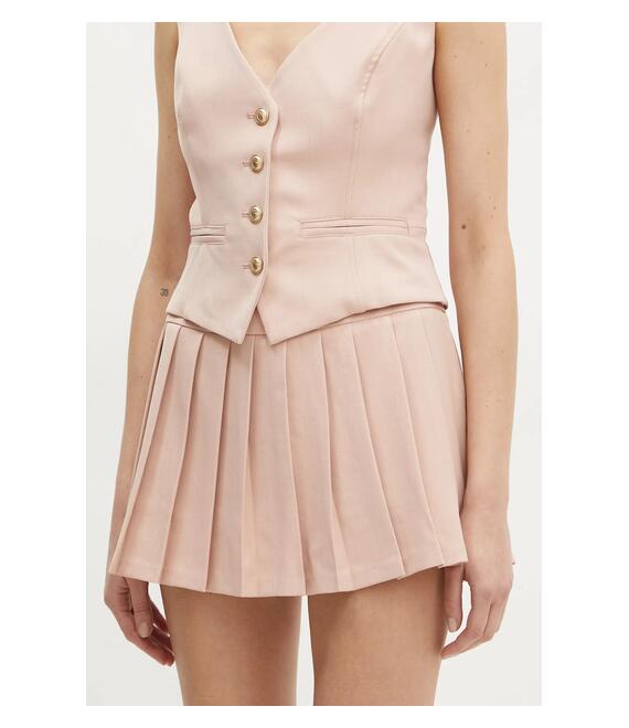 Φούστα Guess MATEA χρώμα: ροζ, W5RD0O WGX02