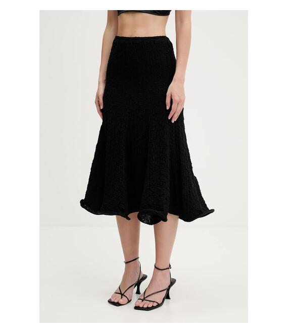 Φούστα MSGM χρώμα: μαύρο, 3842MDD06.257317
