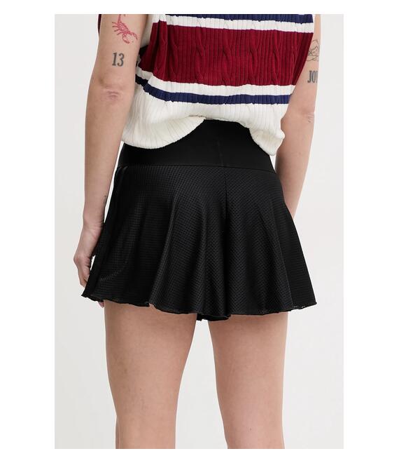 Σορτς adidas Originals Waistband Mesh Shorts χρώμα: μαύρο, JJ0914