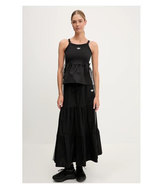 Φούστα adidas Originals Skirt χρώμα: μαύρο, KC0767