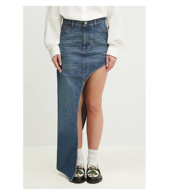 Τζιν φούστα Coperni One-Leg Denim χρώμα: μπλε, COPJ84F2014