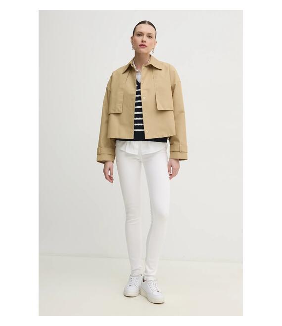 Τζιν παντελόνι Tommy Hilfiger χρώμα: άσπρο, WW0WW44361