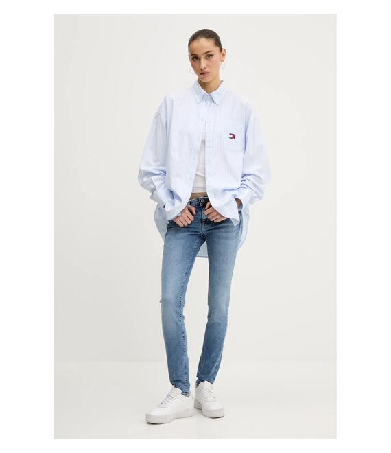 Τζιν παντελόνι Tommy Jeans χρώμα: μπλε, DW0DW20668