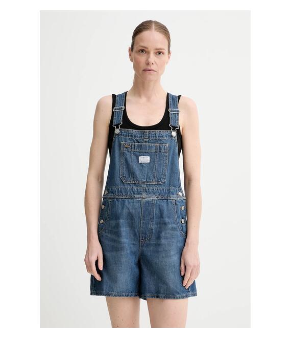 Τζιν σαλοπέτα Levi's UTILITY SHORTALL γυναικεία, 001UY