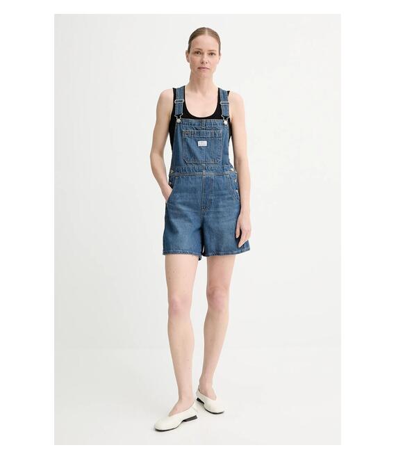 Τζιν σαλοπέτα Levi's UTILITY SHORTALL γυναικεία, 001UY