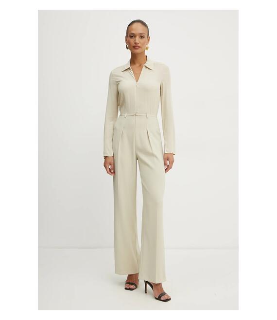 Ολόσωμη φόρμα Patrizia Pepe χρώμα: μπεζ, 8T0047 A545