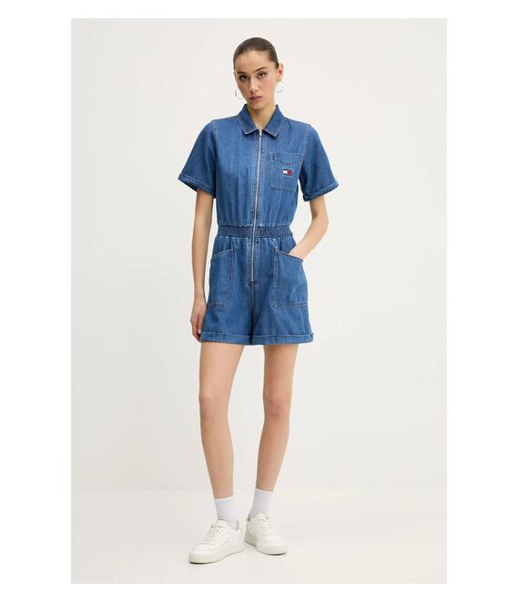 Ολόσωμη φόρμα τζιν Tommy Jeans χρώμα: μπλε, DW0DW20371