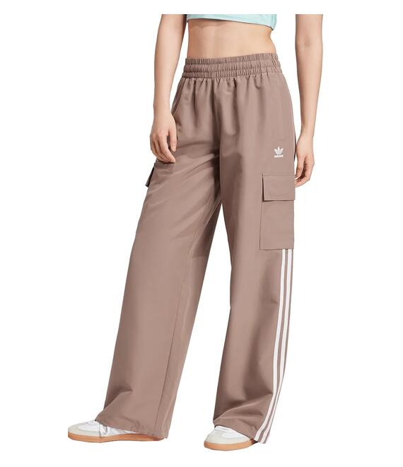 Παντελόνι adidas Originals Adicolor 3-Stripe Cargo Pants χρώμα: μπεζ, JC8138