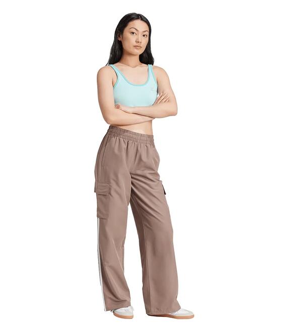Παντελόνι adidas Originals Adicolor 3-Stripe Cargo Pants χρώμα: μπεζ, JC8138