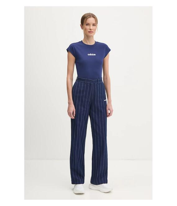 Παντελόνι adidas Originals PINSTRIPE PANTS χρώμα: ναυτικό μπλε, JJ3482