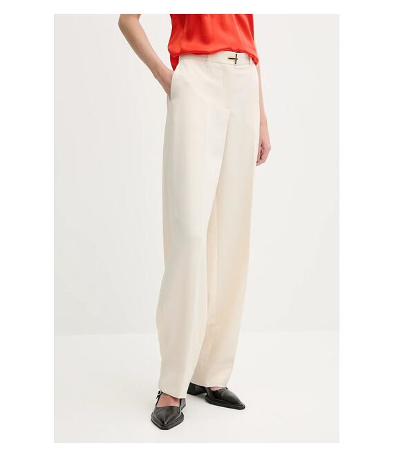Παντελόνι Stine Goya χρώμα: μπεζ, SG-SS25-P082-2347
