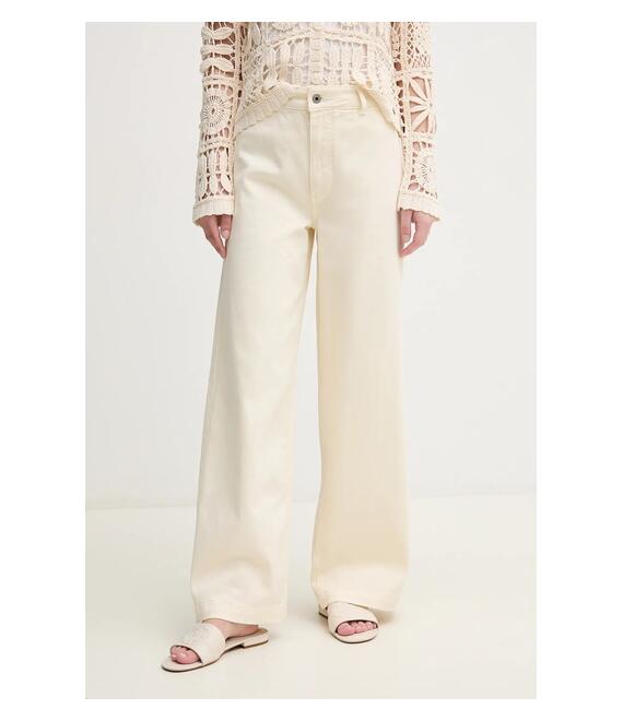 Τζιν παντελόνι Pepe Jeans HIGH RISE WIDE CROP TANIA PL211801
