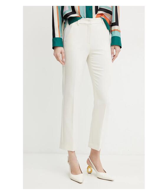 Παντελόνι Weekend Max Mara χρώμα: μπεζ, 2515131031600