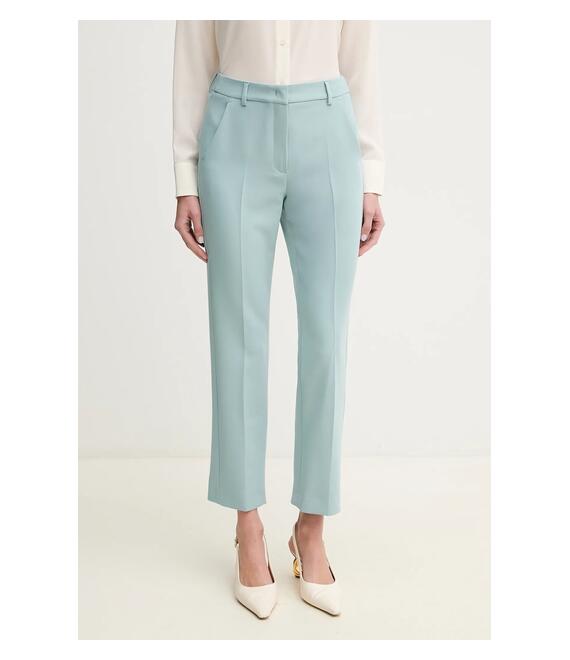 Παντελόνι Weekend Max Mara χρώμα: τιρκουάζ, 2515131031600