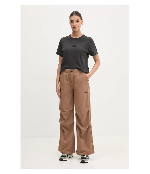Παντελόνι The North Face Woven χρώμα: καφέ, NF0A89H16IH1