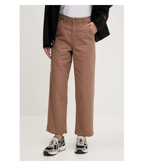 Βαμβακερό παντελόνι The North Face Cedar Canvas Work χρώμα: καφέ, NF0A8B9D6IH1
