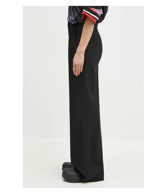 Παντελόνι Coperni Wide Leg Tailored χρώμα: μαύρο, COPP90F3004