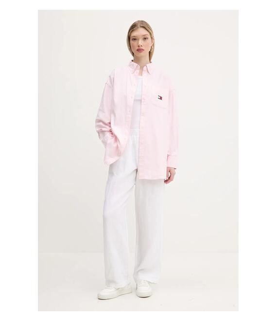 Λινό παντελόνι Superdry χρώμα: μπεζ, W7011182A-04C