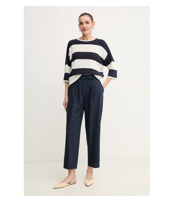 Παντελόνι Tommy Hilfiger χρώμα: ναυτικό μπλε, WW0WW44793