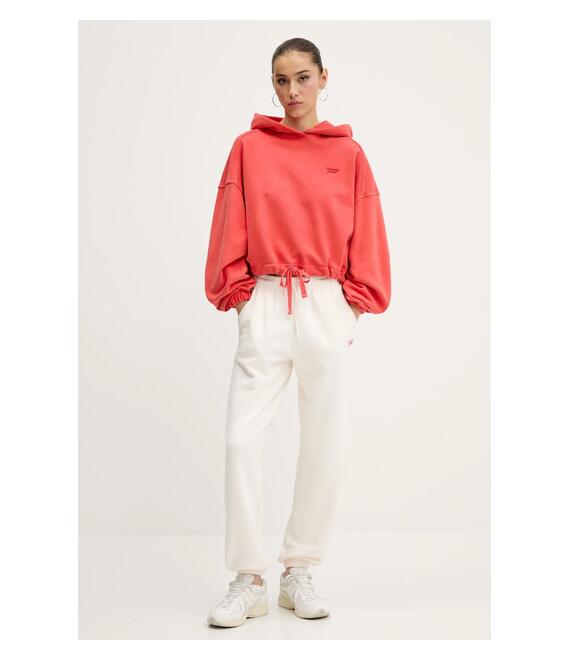 Βαμβακερό παντελόνι Tommy Jeans χρώμα: μπεζ, DW0DW20670