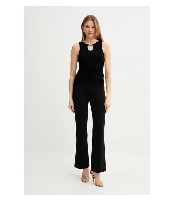 Παντελόνι Marciano Guess MATILDE χρώμα: μαύρο, 5GGB15 6257A