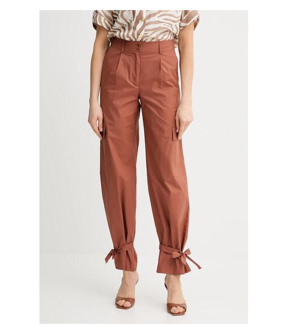 Βαμβακερό παντελόνι Marciano Guess PAT χρώμα: πορτοκαλί, 5GGB20 7315A