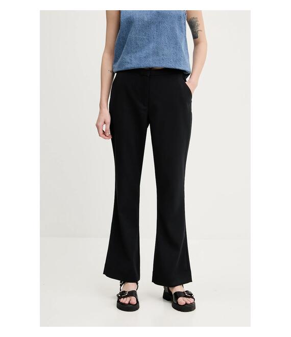 Παντελόνι Abercrombie & Fitch χρώμα: μαύρο, KI156-5077