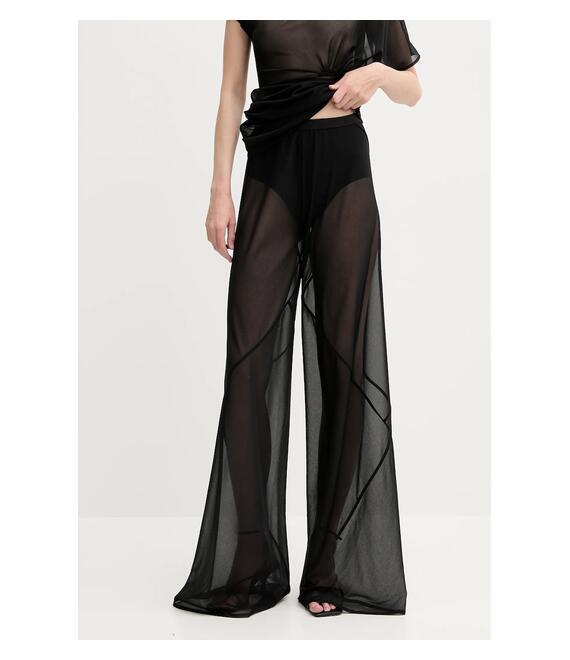 Παντελόνι Rick Owens Lilies χρώμα: μαύρο, LI01E4334OT