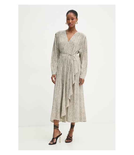 Φόρεμα Twinset χρώμα: μπεζ, 251TP2750
