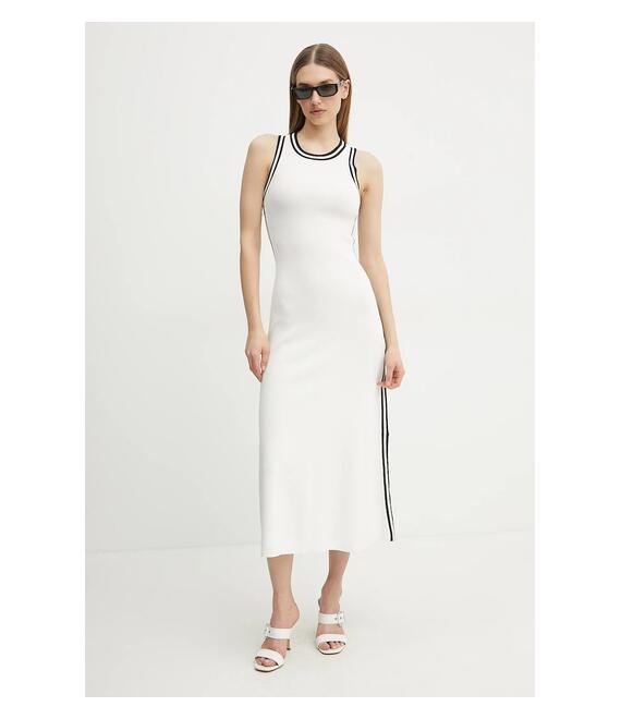 Φόρεμα Patrizia Pepe χρώμα: μπεζ, 2A2881 K253