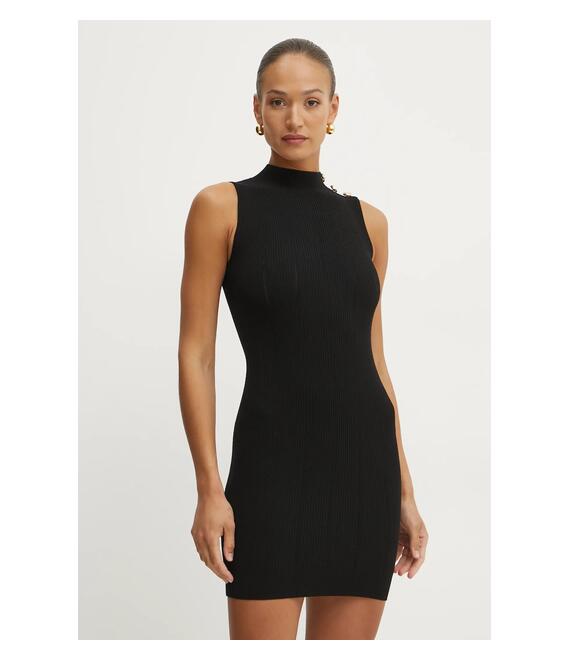 Φόρεμα Marciano Guess GRACE χρώμα: μαύρο, 5RGK08 5810Z