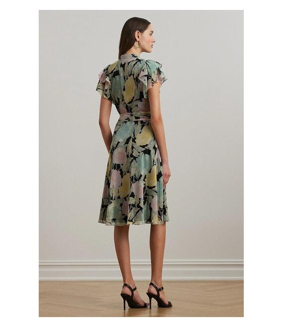 Φόρεμα Lauren Ralph Lauren χρώμα: μαύρο, 250975137