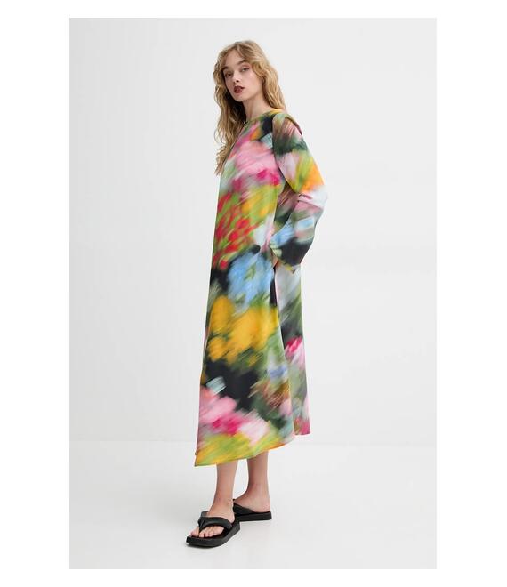 Φόρεμα Stine Goya χρώμα: πολύχρωμο, SG-SS25-D120-2263