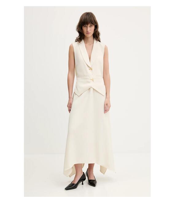 Φόρεμα Stine Goya χρώμα: μπεζ, SG-SS25-D115-2347