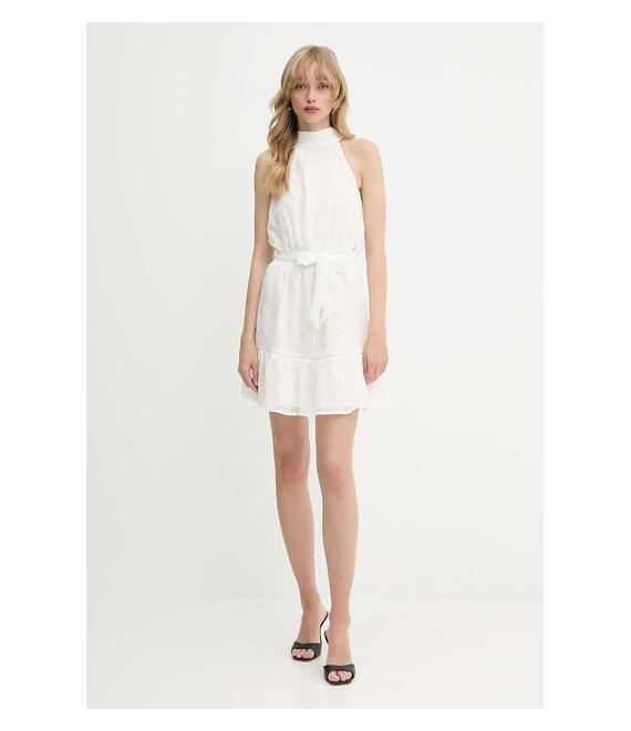Φόρεμα Guess DANILE χρώμα: μπεζ, W5GK15 W0WA2