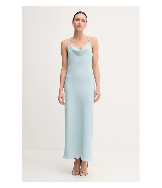 Φόρεμα Calvin Klein χρώμα: τιρκουάζ, LV044B053G