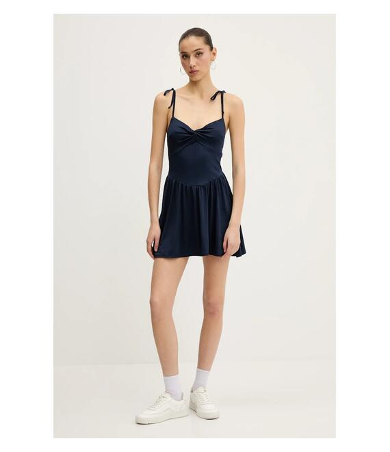 Φόρεμα Hollister Co. χρώμα: ναυτικό μπλε, KI359-5010