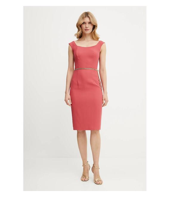 Φόρεμα Marciano Guess VITTORIA χρώμα: ροζ, 5GGK12 7300A