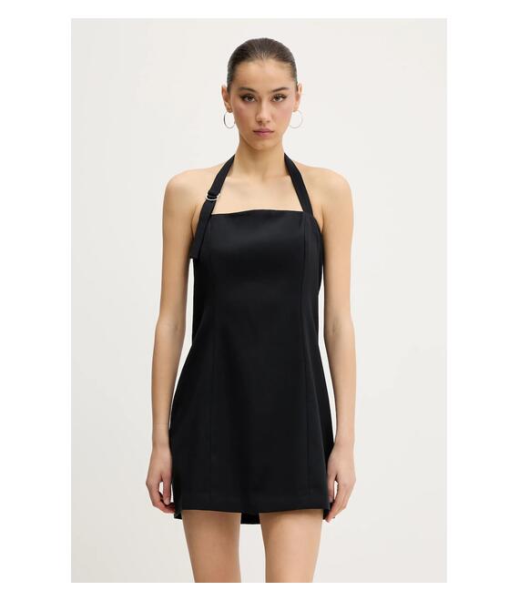 Φόρεμα Abercrombie & Fitch χρώμα: μαύρο, KI159-5487