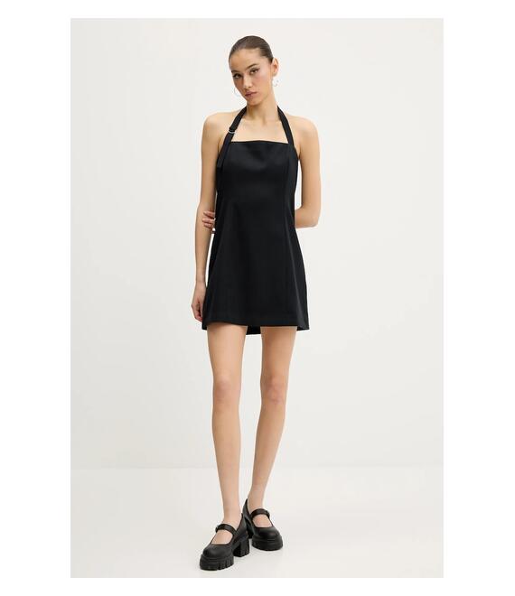 Φόρεμα Abercrombie & Fitch χρώμα: μαύρο, KI159-5487