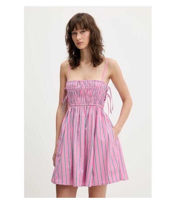 Φόρεμα Abercrombie & Fitch χρώμα: ροζ, KI159-5820
