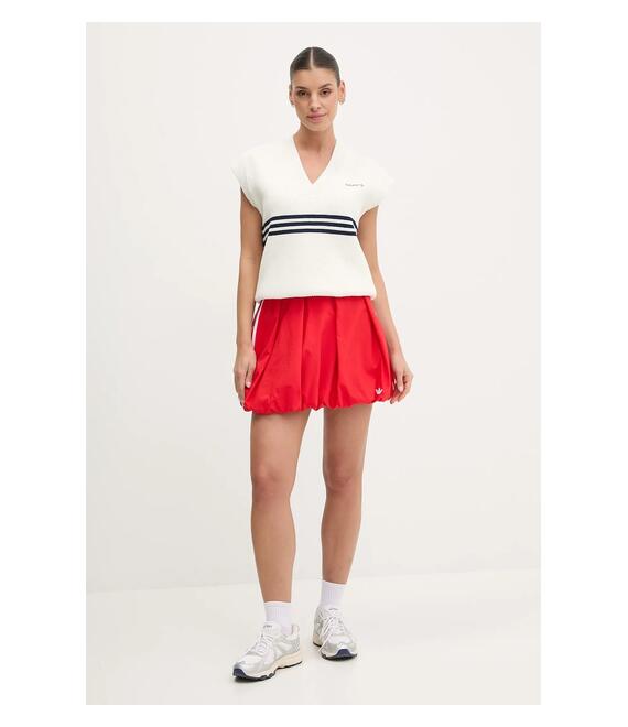 Γιλέκο adidas Originals KNITTED VEST χρώμα: άσπρο, JJ3486