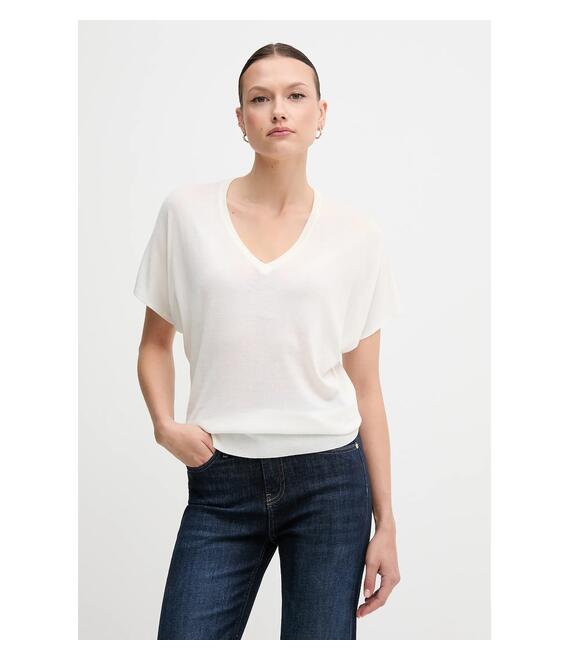 Μπλουζάκι United Colors of Benetton χρώμα: άσπρο, 103VD402U