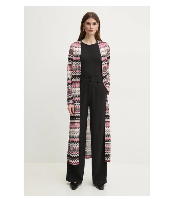 Πλεκτή ζακέτα Missoni χρώμα: μαύρο, DS25SM0K.BR00ZV